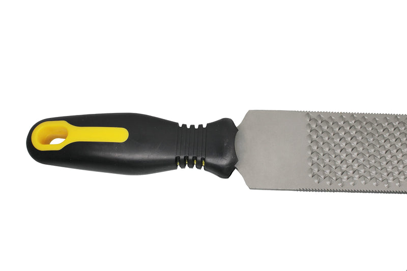 14 Inch Hoof Rasp, Horseshoe File with Rubber Handle, Farrier File Tool for Horse Goat Cow Donkey Pig Pony Hooves, Carbon Steel 14 inch - BeesActive Australia