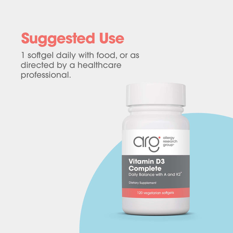 Allergy Research GroupVit D3 Complete 120 ct