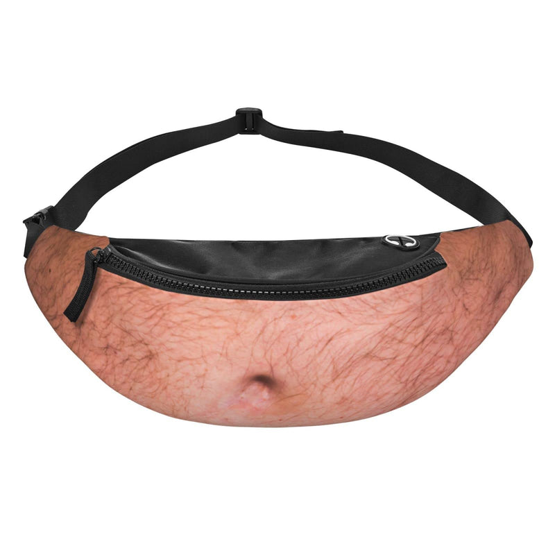 Dad Beer Belly Fanny Pack Waist Bag Adjustable Belt Bag For Men Women Traveling Hiking Cycling Running Dad Beer Belly