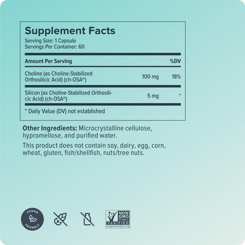 Biosil Collagen Booster Supplement - 60 Original Capsules, Pack of 2 - Patented ch-OSA Activator for Skin, Hair, Nails & Joints - Supports Natural Production - 60-Day Supply 60 Original Caps (Pack of 2)