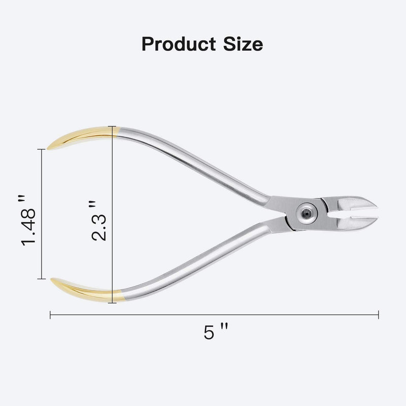 Dental Ligature Cutter Plier, Orthodontic Light Wire Cutting Pliers Instruments with Tip, Wire Cutter Dental Instrument Tool for Dentists - BeesActive Australia