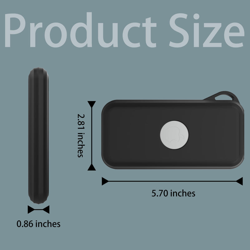 Silicone Case for Apple Vision Pro Battery, Liquid Silicone Case, Full Body Protective Cover, Shockproof, Slim Fit, Comes with a Metal Key Ring to Hang on Your Backpack (Orange) Orange - BeesActive Australia