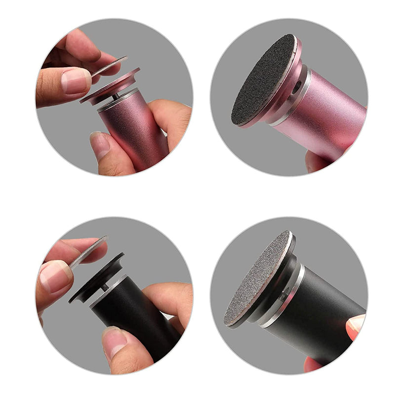 120pcs Replaceable Sandpaper Refill Discs for Electric Foot File Callus Remover Dead Skin Removal (60pcs Rough 60 Grit, 60pcs Smooth 100 Grit) 60 Grit+100 Grit - BeesActive Australia