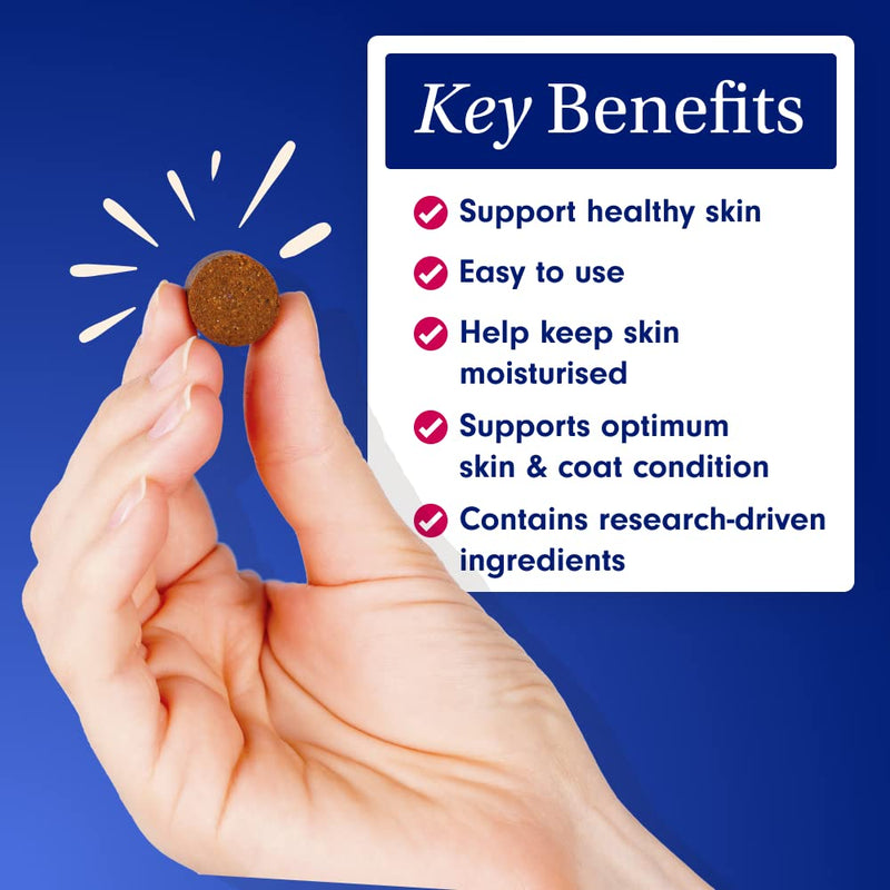 PetLab Co. Skin & Coat Chews - Support a Healthy, Comfortable Coat in Seconds a Day. Formulated with Beneficial Fatty Acids, Vitamins, Honey, & Turmeric to Optimize Skin and Coat Condition