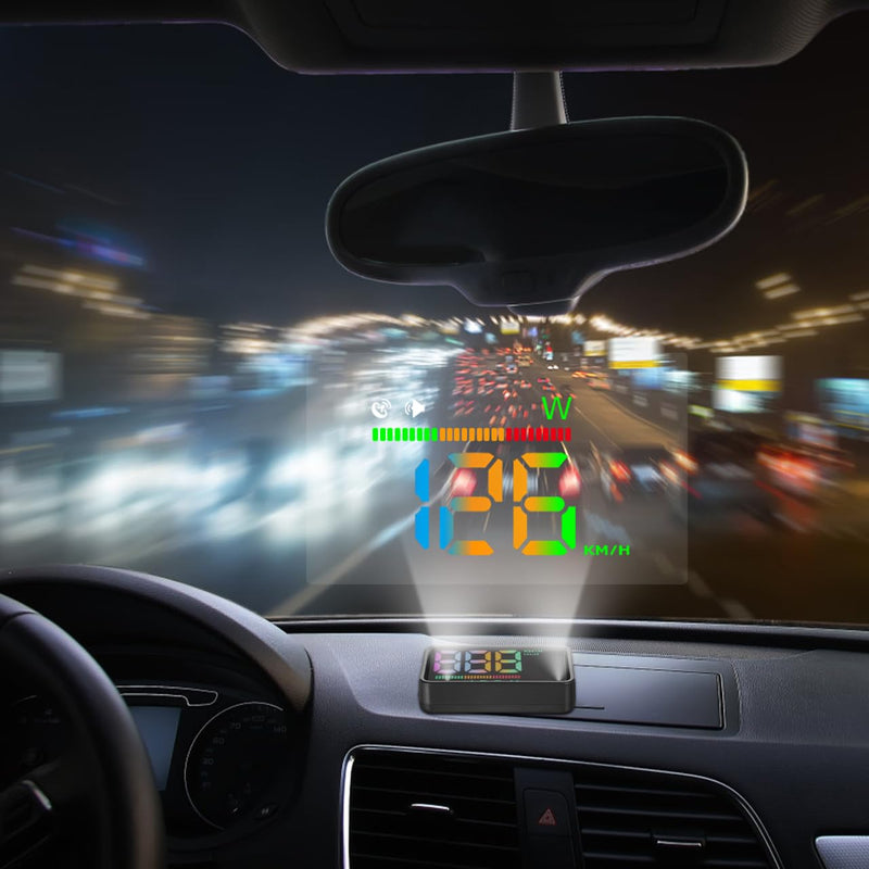 TEHAUX Car Display Digital Speedometer Readings Car Compass for Vehicle Models Easy Installation Strong Build Accurate Speed Monitoring - BeesActive Australia