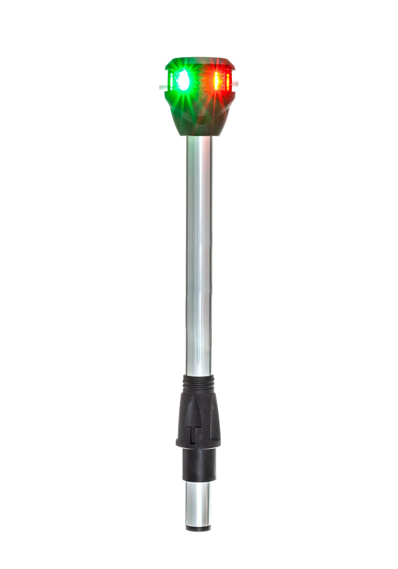attwood NV6LC2-10-7 Marine Bi-Color LightArmor LED Navigation Pole Light, 10-Inch, Red/Green 10 Inch