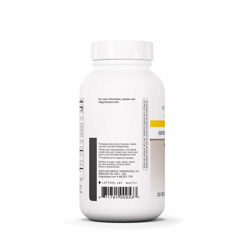 Integrative Therapeutics Osteoprime Forte - Calcium Supplement for Bone Health Support* - Nutritional Supplement for Musculoskeletal Support* - Dairy-Free & Gluten-Free - 120 Capsules (30 Servings) Standard Packaging