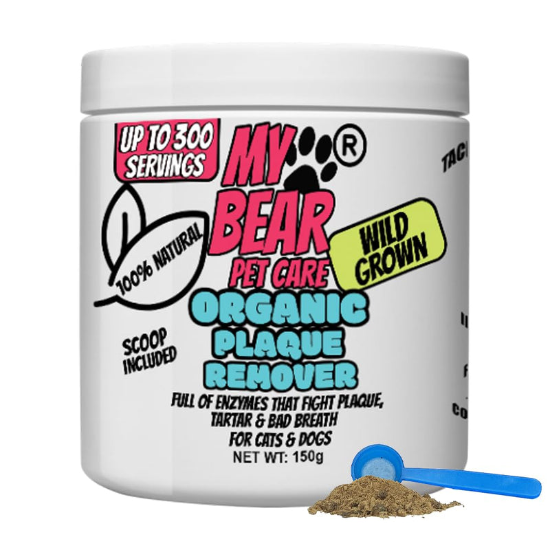 Plaque & Tartar Remover Kelp Seaweed for Dogs & Cats Bad Breath Remover 100% Natural Teeth Cleaner 150g