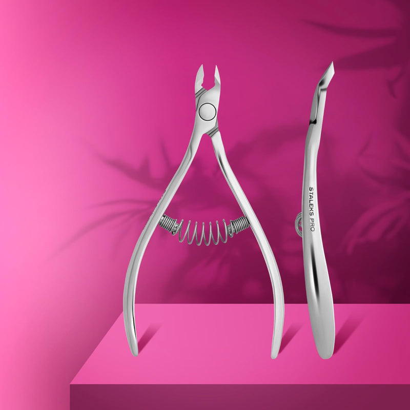 STALEKS PRO Expert 81 6mm Professional Cuticle Nippers – Stainless Steel Skin Nippers for Manicure