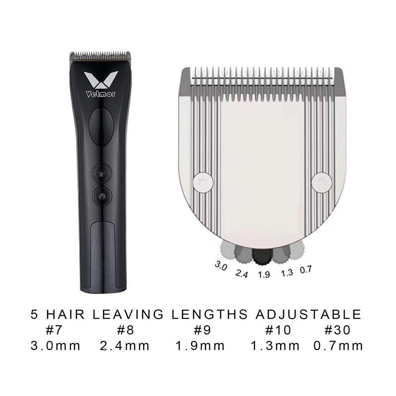 Professional Animal Pet Dog Cat and Horse Cordless Hair Clipper Grooming Kit with 5 in 1 Blade - BeesActive Australia