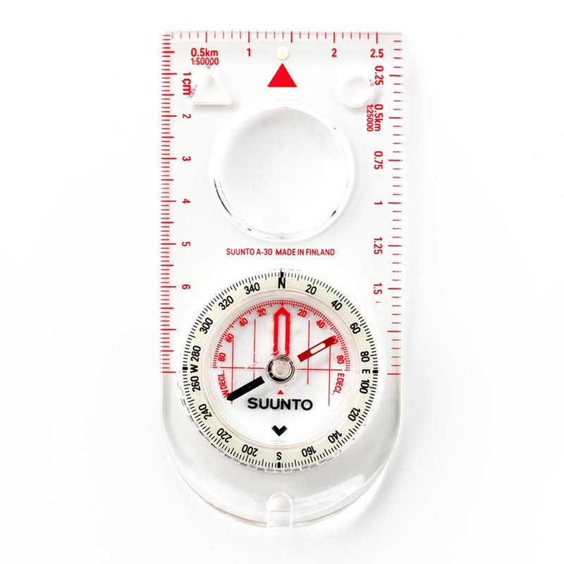 SUUNTO A-30 Compass: Compact, hiking compass with luminous markings in low light Northern Hemisphere USGS UTM - BeesActive Australia