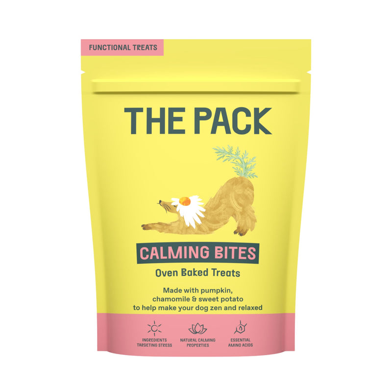 THE PACK Functional Treats: Vet-formulated, allergy-friendly Calming Bites - (8 x 100g packs) 8 x 100g packs