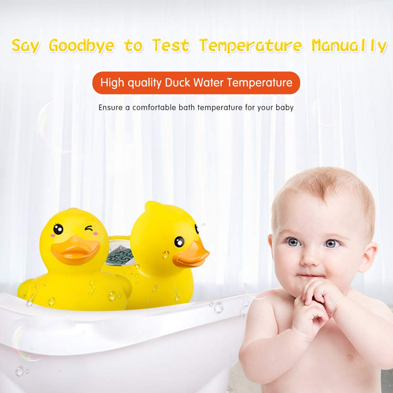 b&h Baby Bath Thermometer, The Infant Bath Floating Toy Safety Temperature Water Thermometer, Baby Bath Essentials (Classic Duck) Classic Duck