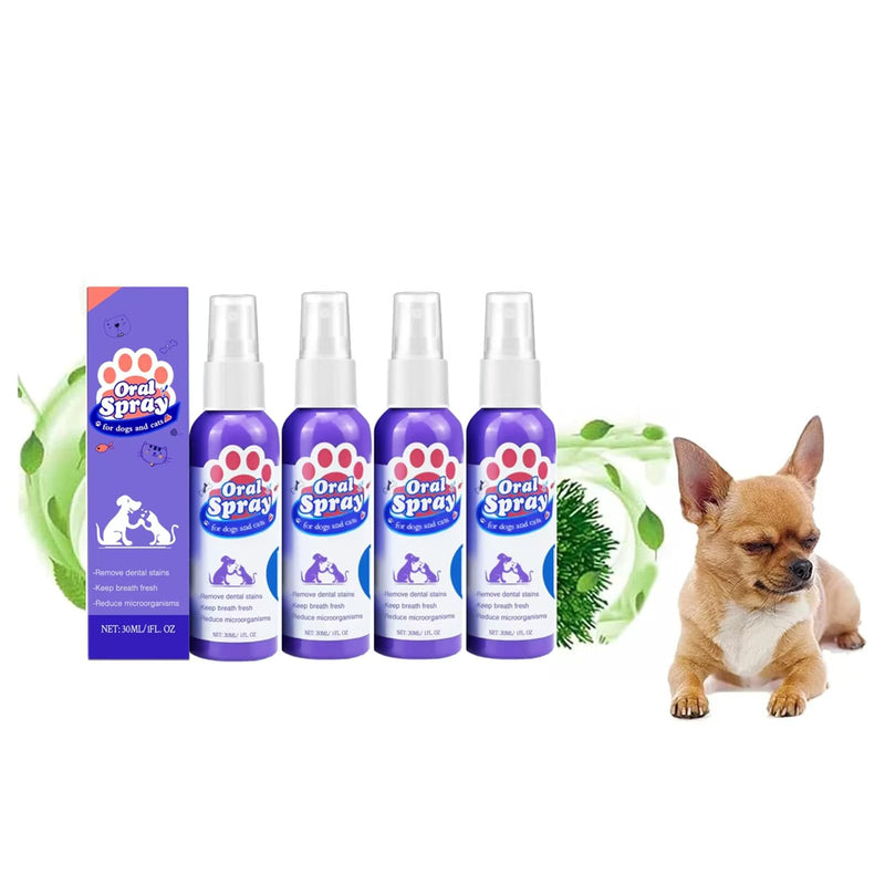 Petry Oral Spray for Dogs - Petry Teeth Cleaning Spray for Dogs and Cats, Pet Breath Freshener Spray Care Cleaner, Oral Spray for Pets, Dog Dental Spray Reduces Plaque & Tartar Buildup (2pcs) 2pcs