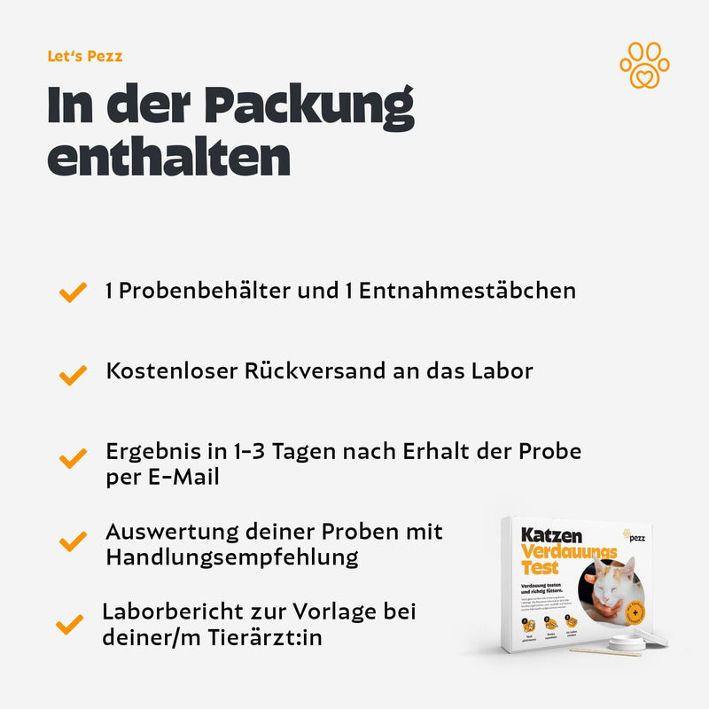 PEZZ Digestion Test for Cats: Checking Digestive Quality and Nutrient Absorption | Individual nutritional needs as a laboratory finding | Free lab shipping - BeesActive Australia