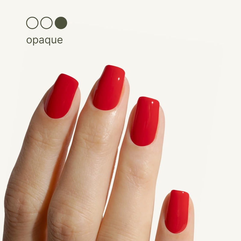 Botanist The Remedy | Nail Strengthening Polish | Repairs & Hardens Nails Damaged from Acrylics, Dip & Gel Manicures | Non-Toxic, 84% Plant Based, 21-Free & Vegan (Poppy Red) Poppy Red
