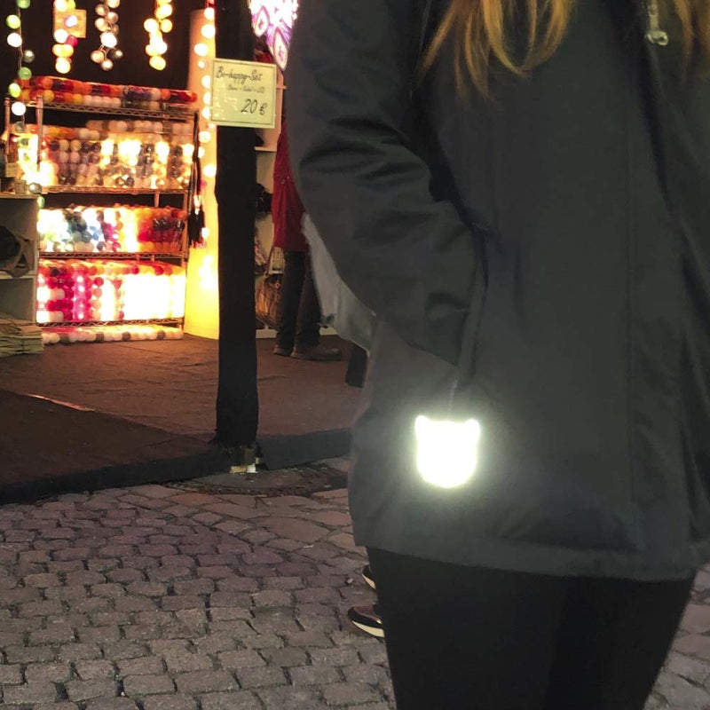 funflector Safety Reflectors - Globetrotter Collection - Ultra Bright and Stylish Reflective Gear for Clothing, Backpacks, Bags - Made in USA Viking-3-pack