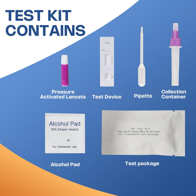 Thyroid Testing kit - at-Home Collection Kit - from Hypothyroidism Expert Doctors-Accurate and Reliable TSH Test kit 1 Count (Pack of 1)
