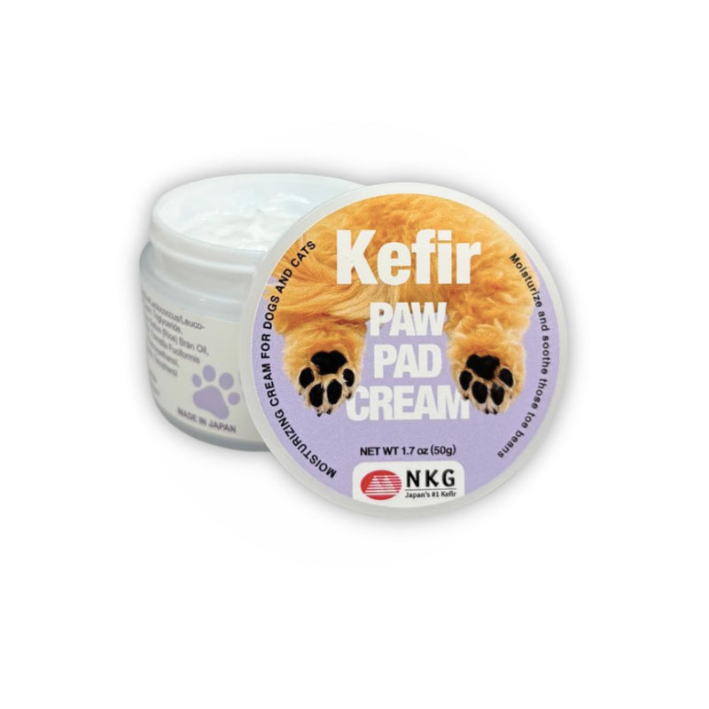 NKG Kefir Paw Pad Cream - Dog & Cat Paw Soothing Cream - Natural Kefir Probiotic Based Care for Deep Moitsure and Soothing Relief - 1 Jar(50g)