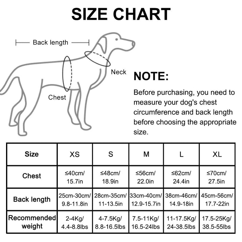 Dog calming vest, dog anxiety shirt, breathable anti-anxiety jacket, calming for small, medium and large dogs - BeesActive Australia