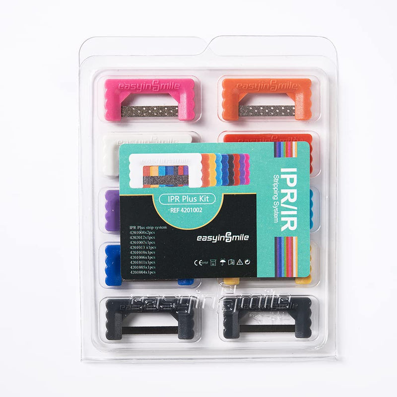 SNAWOP Dental Interproximal Strips 10PC Orthodontic Enamel Reduction Teeth Polishing IPR/IR Kit (IPR Strips) IPR Strips - BeesActive Australia