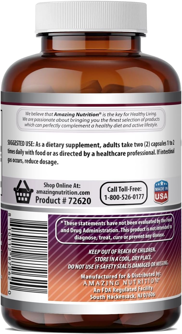 Amazing Formulas MSM (Methylsulfonylmethane) Supplement | 2000 Mg Per Serving | Capsules | Non-GMO | Gluten Free | Made in USA (120 Count | Pack of 3) 3 Pack