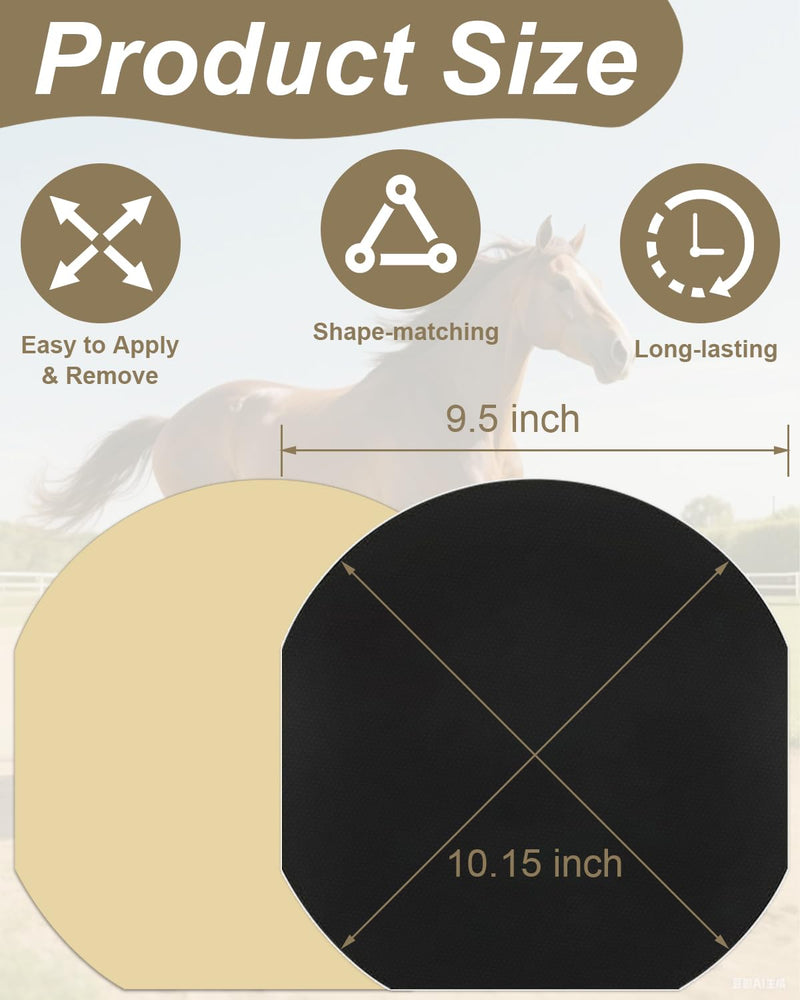 6 Pcs Horse Hoof Tape,Strong Sticky Hoof Protection Tapes,Breathable Waterproof Hoof Wound Management for Thrush&Laminitis&Abscess Relief,Horse Hoof Protection Pads