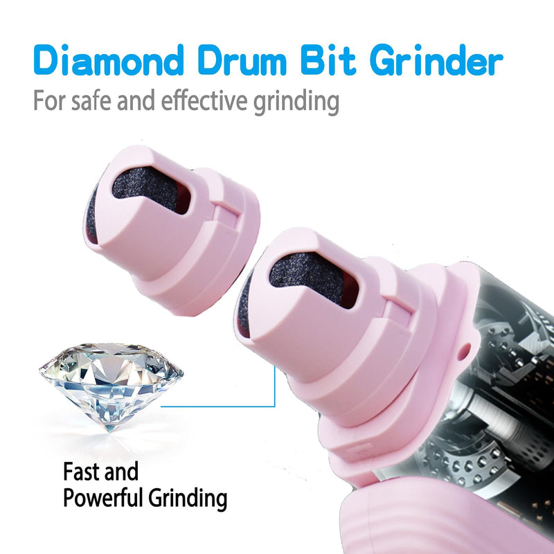 Cat nail grinders & clipper, dog grinder clippers trimmers, for dogs electric best indoor cats painless claw care nails with guard light, quiet grooming led pet cutter, small rechargeable (White)