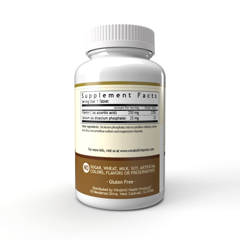 Windmill VIT C TABS 250 MG WMILL 100 (Pack of 2) 100 Count (Pack of 2)