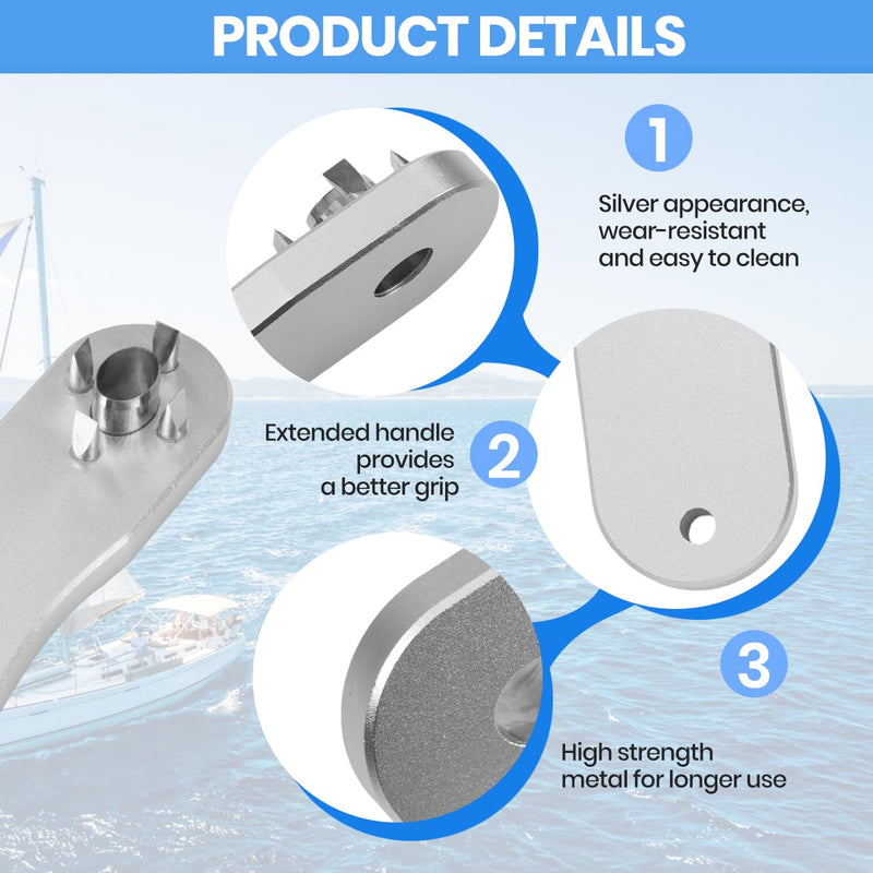 6mm Turnbutton Fastener Kit with Hand Tool Hole Punch for Boat Canopy Canvas Cover, Common Sense Fastener & Hole Cutter（20 PCS） - BeesActive Australia