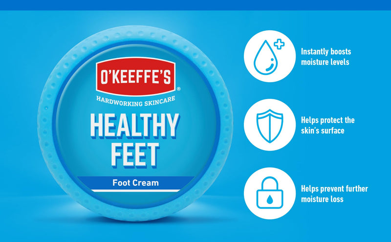 O’Keeffe’s® Healthy Feet Jar 91g Twin Pack 6.41 Ounce (Pack of 1) Cream