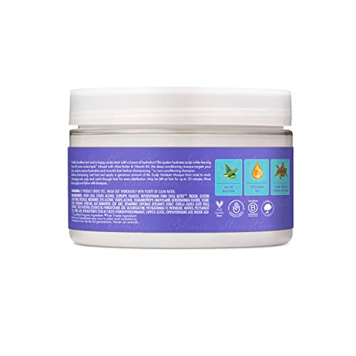 SheaMoisture Aloe Butter & Vitamin B3 Pre-Wash Masque - Boosts Hydration for Moisturized Hair and Scalp 4oz Hair Masque