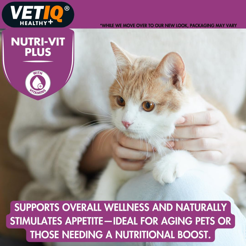 VETIQ Cat & Kitten Wellness Pack – Hairball & Nutrition support, Hairball Relief Bites & Nutri-Vit Plus Paste – High-Calorie Vitamin Supplement & Hairball Treats – Premium Cat Care Gift Set Cat Gift Set