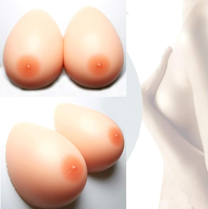 Micopuella 2-Ct. Natural Integral Self Adhesive Silicone Bust, Left & Right Bust, Artificial Breast, Bra Correction, Choose Your Size - BeesActive Australia