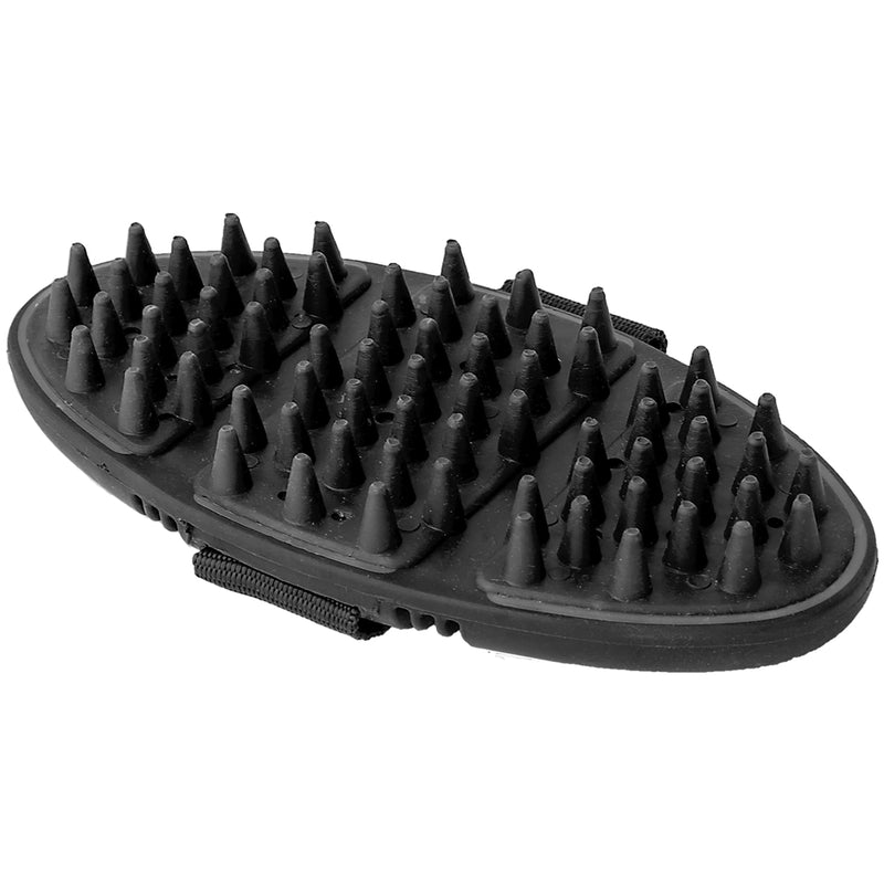 WALDHAUSEN Flex massage curry comb, black/gray - BeesActive Australia