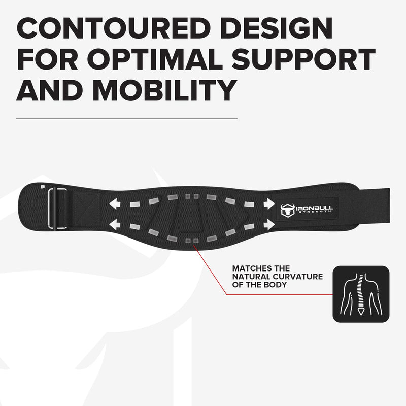 Weightlifting Belt For Men and Women - 6 Inch Auto-Lock Weight Lifting Back Support, Workout Back Support for Lifting, Fitness, Cross Training and Powerlifitng Medium Black