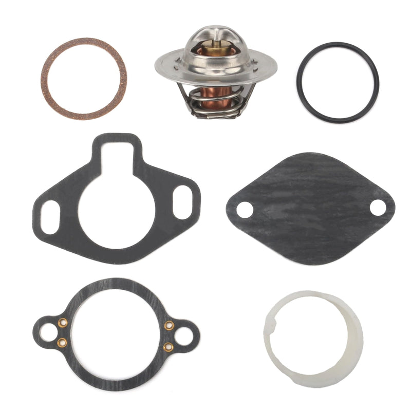 807252Q5 Boat Thermostat Kit 160 Degree Compatible with MerCruiser V6 V8 GM Engines 4.3L 5.0L 5.7L 7.4L 8.2L Inboard Sterndrive Models Replacement 807252T5 807252T8 Sierra 18-3647 MerCruiser 4.3-8.2 L