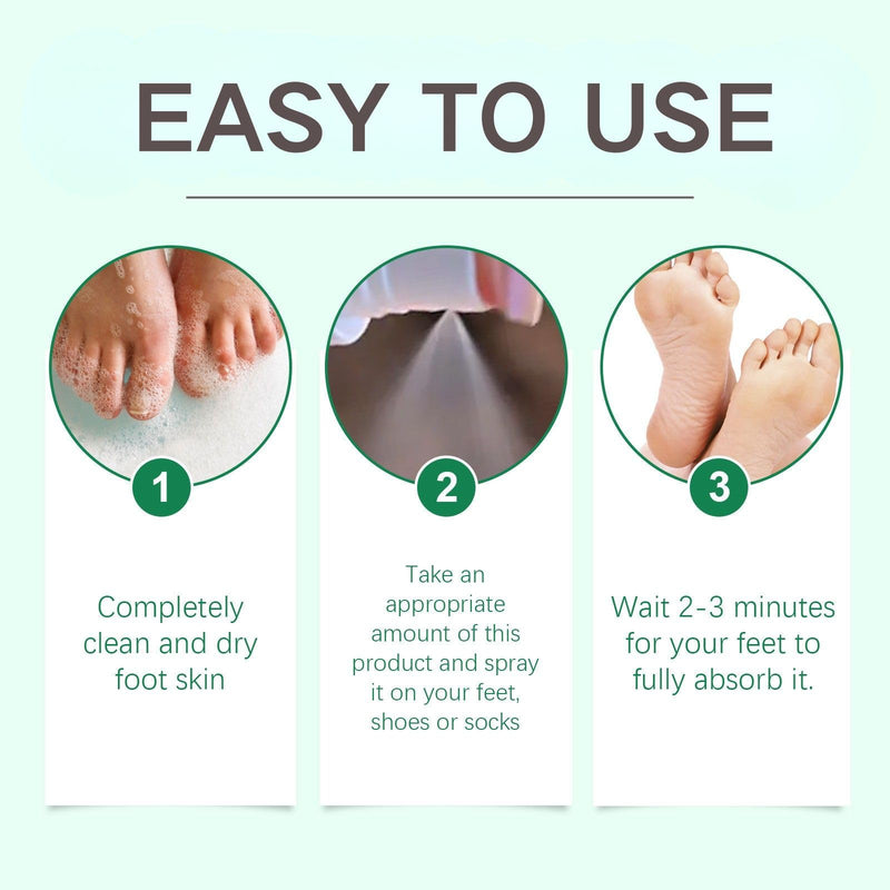 2PCS Foot Spray with Tea Tree Oil,Tea Tree Oil Spray for Foot,Clearing Foot & Shoe Spray,Refreshing and Comfortable