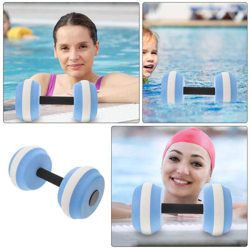 Sosoport Water Weight Dumbbell Set Water Floating Dumbbell Exercise Weight for Pool Exercise 10.2X5.5X5.5in
