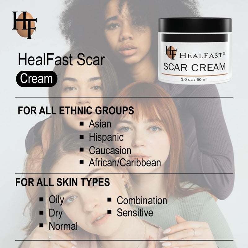 HealFast The Original Scar Cream for Stretch Marks – Soothes, Nourishes and Refreshes Skin – Using Ovasome Technology with Allantoin & Alpha LIpoic Acid – 2 Oz/ 60 ml - BeesActive Australia