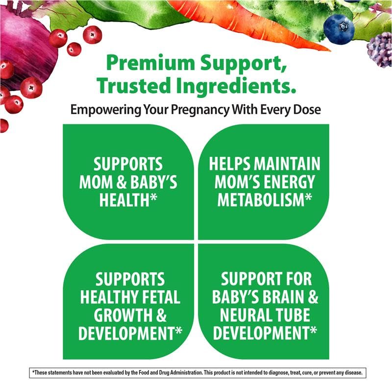 Rainbow Light Prenatal Multivitamin One + for Women | 30 Caplets | Essential Nutrition for Mom & Baby | Real Food Nutrients | with Iron, Vitamins, Folate, Biotin and More Prenatal One 30 Count (Pack of 1)