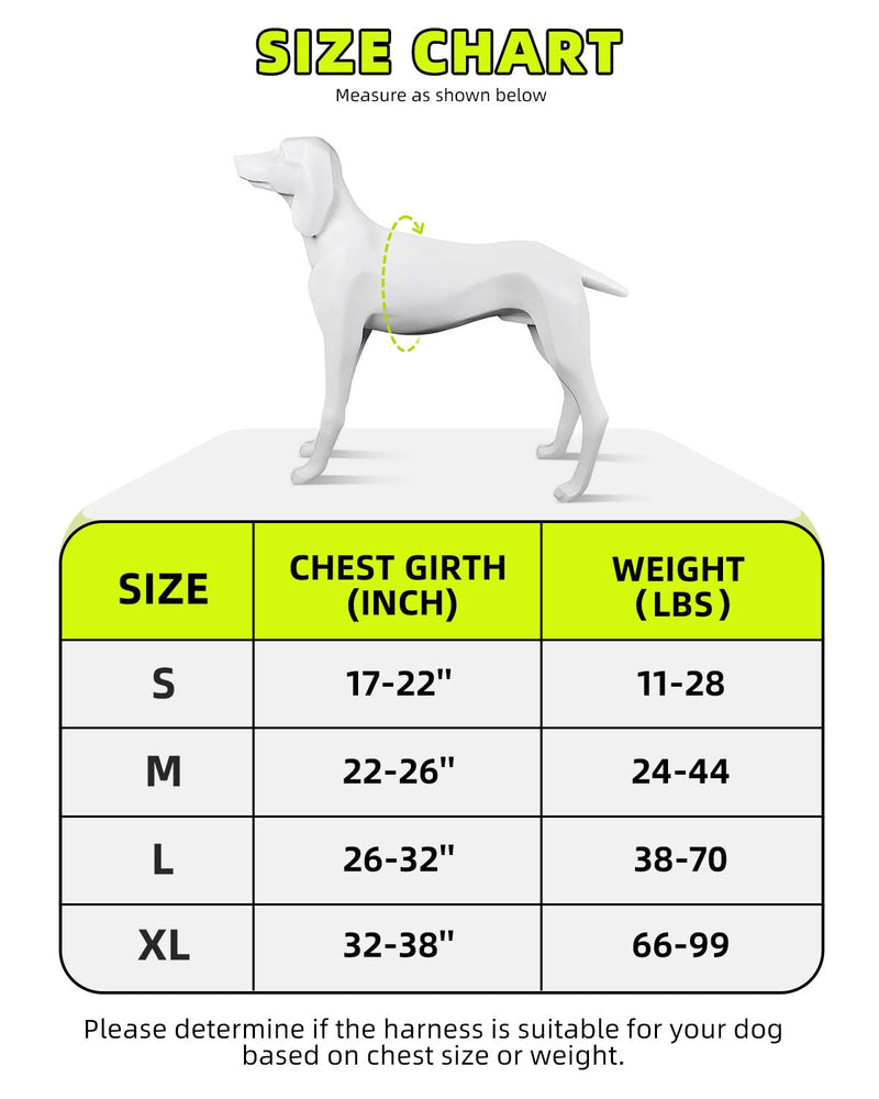 No Choke Dog Harness, No-Pull Reflective Dog Vest, Breathable Adjustable Pet Harness with Handle for Small, Dogs Outdoor Easy Walk, No Pull Harness(Black, Small) - BeesActive Australia
