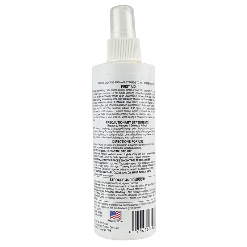 Scalex Mite & Lice Spray for Birds, 8 oz. - BeesActive Australia