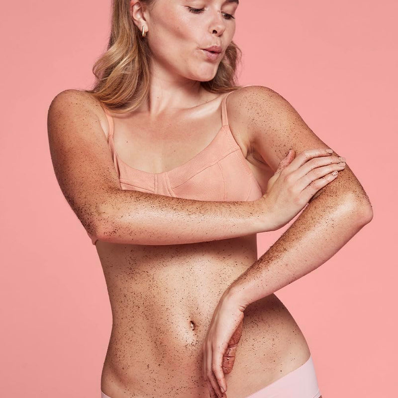 Frank Body Cacao Coffee Scrub | Natural, Vegan, Cruelty Free Exfoliating Body Scrub Smooths, Hydrates, and Nourishes Skin with Cacao Extract, Macadamia Oil, and Vitamins A, E, and D | 7.05 oz / 200 g - BeesActive Australia