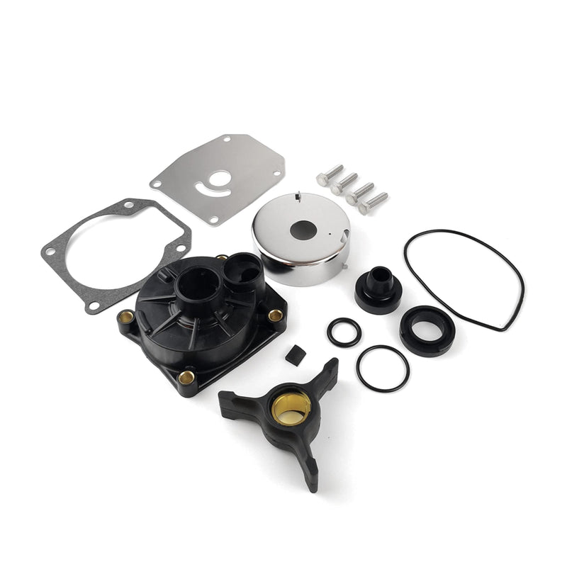 MARKGOO 438592 Water Pump Impeller Repair Kit with Housing for Johnson Evinrude OMC Outboard 35 40 48 50 HP Boat Motor Engine Parts Replacement Sierra Marine 18-3454 0433548 433549 0438592