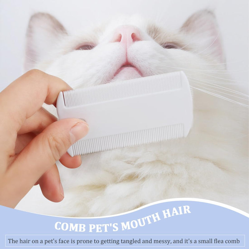 Pack of 6 plastic lice combs, fine-toothed head lice comb, double-sided nit comb, double-sided nit combs, durable and effective against head lice, lice combs, extra fine for cats and dogs - BeesActive Australia