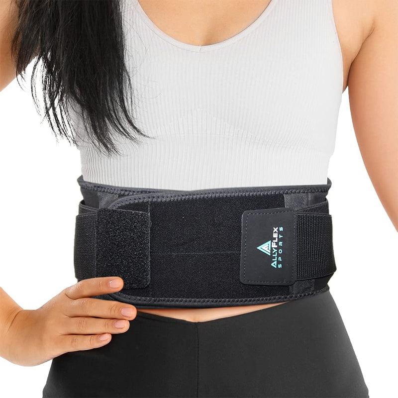 Back Brace for Lower Back Pain, Back Support Belts with Adjustable Strap, Breathable Lumbar Support Belt with 3D Lumbar Pads, Slim Fit Lumbar Brace, Medium Medium (Pack of 1) - BeesActive Australia