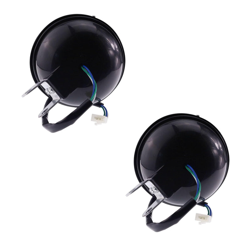 PRO BAT 12V LED Front Head Light Lamp for 110cc 125cc 150cc 200cc 250cc TaoTao Coolster Roketa Yamoto Vitacci JCL Peace Apollo Sej BULL KXD Sunl Kandi ATV Quad 4 Wheeler Go Kart