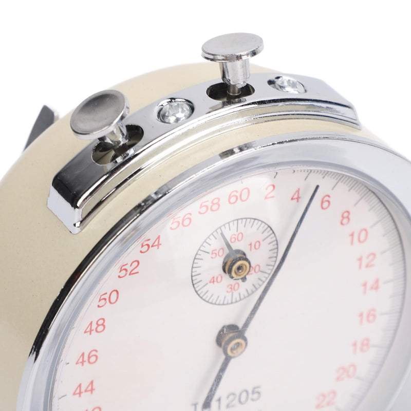 Mechanical Stopwatch 60 Second 0.2s Scale Value Dial Metal Plastic Compact Design for Running Physics Experiments (1 Count) - BeesActive Australia