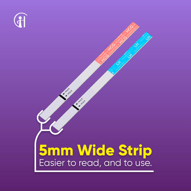 Ovulation Test Strips and Pregnancy Test Strips Kit – Accurate LH & HCG Tests for Fertility Tracking and Early Detection (20hCG + 50LH) 1 Count (Pack of 70) - BeesActive Australia